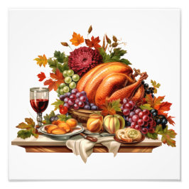 Tacksgiving Fototryck