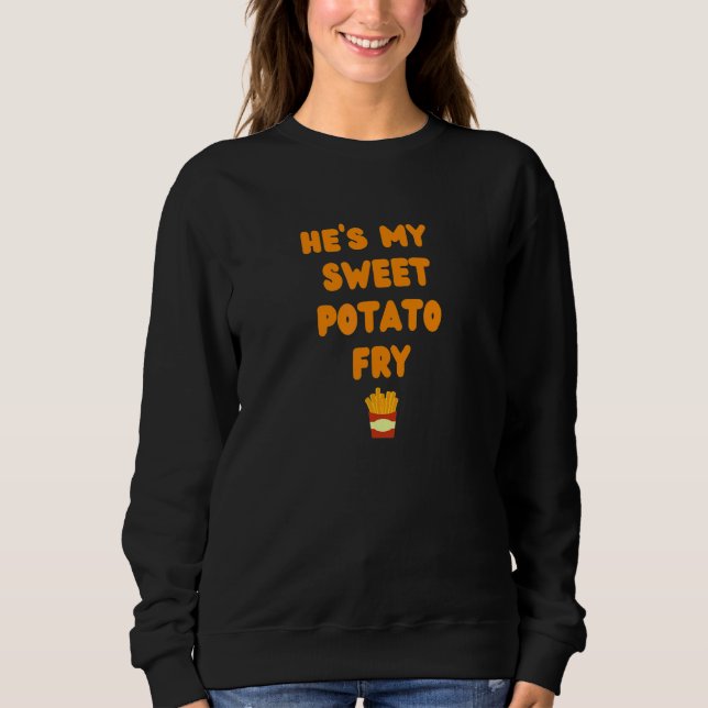 Tacksgiving Han är min sötpotatispuré  Par Höst Fa T Shirt (Framsida)