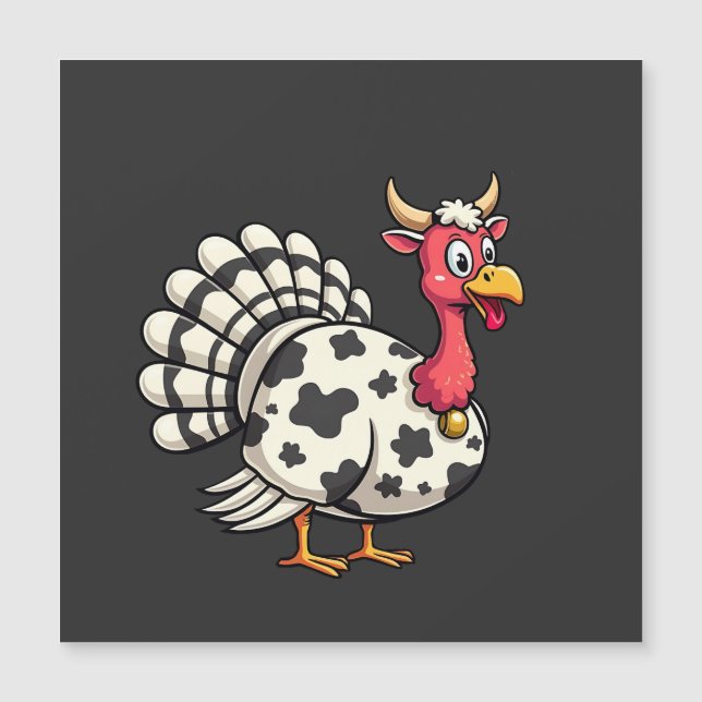 Tacksgiving Kalkon Ko Ko Huvud Rolig Höst Familj (Framsida)