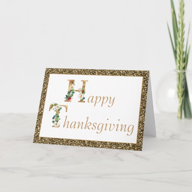 Tacksgiving-kort Kort (Framsida)