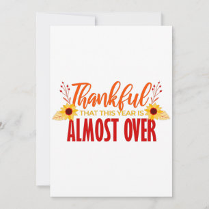 tacksgiving tacksam i år är över floral inbjudningar