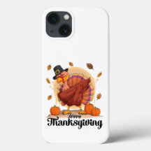 Tacksgiving-typografi iPhone 13-fodral