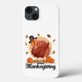 Tacksgiving-typografi iPhone 13-fodral