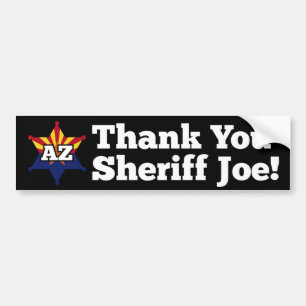 Tacksheriff Joe! Bildekal