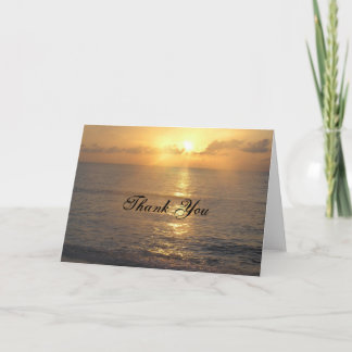 Tacksolnedgång Tack Kort