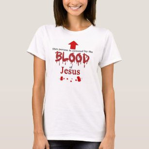 Täckt av blod av Jesus T Shirt