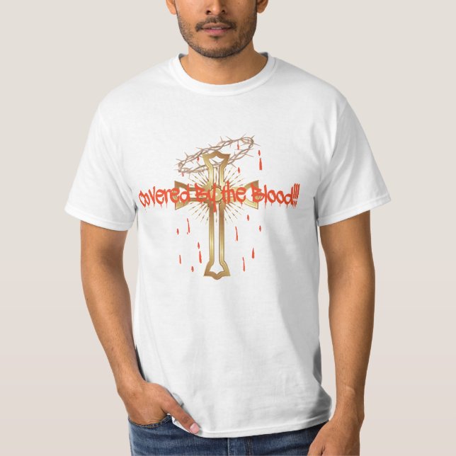 Täckt av blodet t shirt (Framsida)