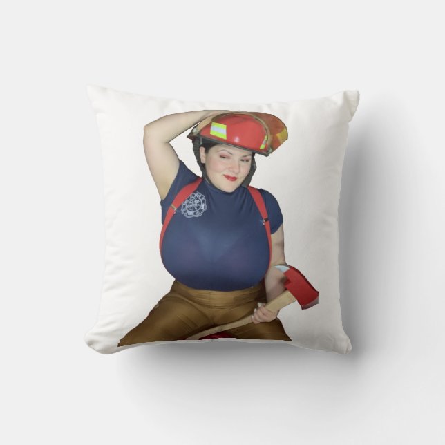 Täckt brandsläckare med två sidor kudde (Framsida)