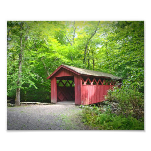 Täckt Bridge-fotoutskrift Fototryck