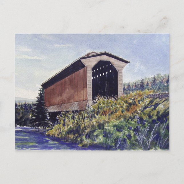 Täckt Bridge-vykort Vykort (Framsida)