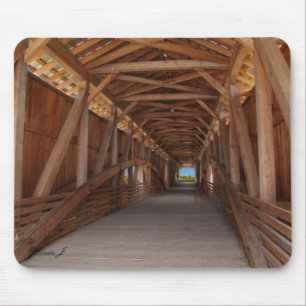 Täckt bron i Indiana Mousepad Musmatta