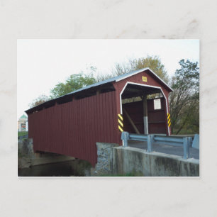 Täckt bron. Lancaster County, PA Vykort