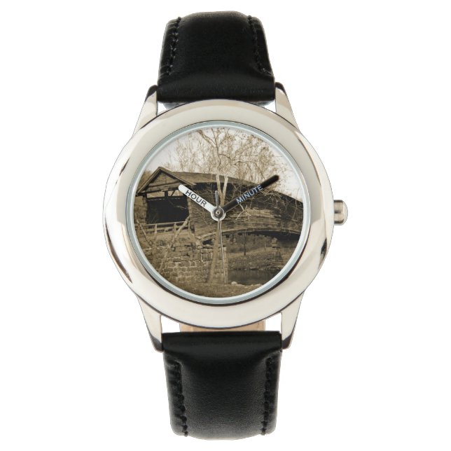 Täckt brygga armbandsur (Framsida)