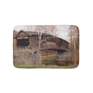 Täckt brygga badrumsmatta
