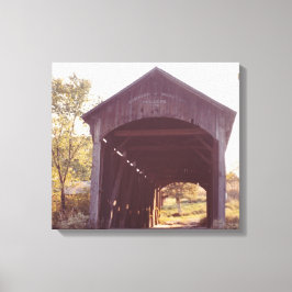 Täckt brygga canvastryck