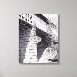 Täckt brygga canvastryck