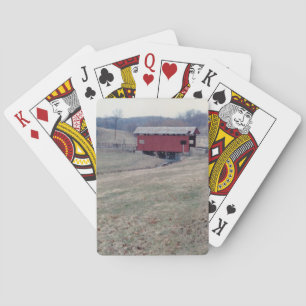 Täckt brygga casinokort