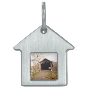 Täckt brygga namnbricka husdjur