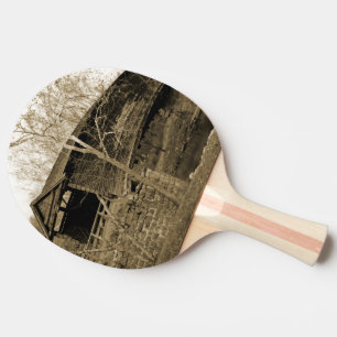 Täckt brygga pingisracket