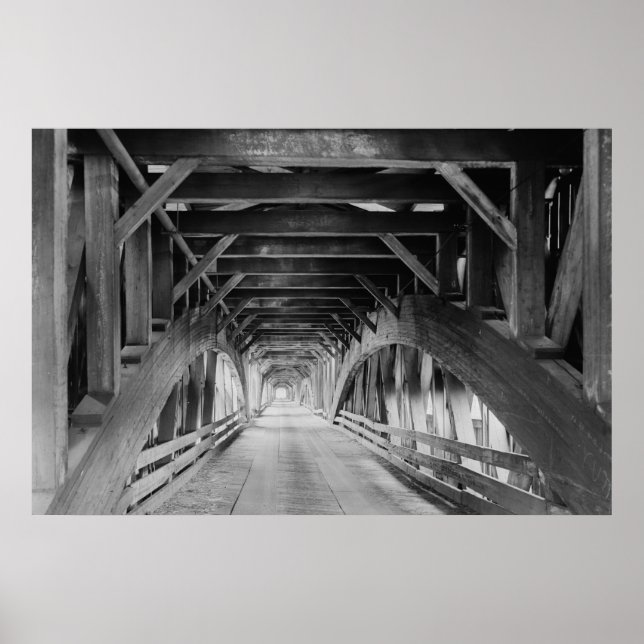 Täckt brygga poster (Framsidan)