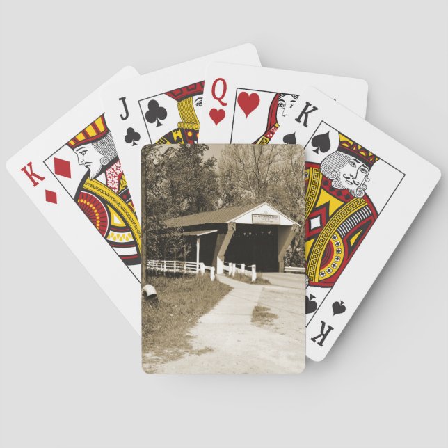 Täckt brygga spel kort (Baksidan)