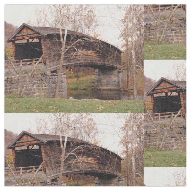 Täckt brygga tyg (Närbild)