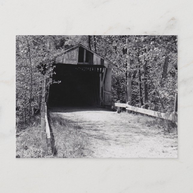 Täckt brygga vykort (Framsida)