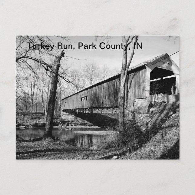 Täckt brygga vykort (Framsida)