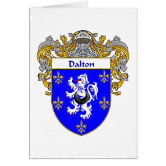 (Täckt) Dalton vapensköld, Hälsningskort