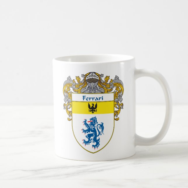 (Täckt) Ferrari vapensköld, Kaffemugg (Höger)