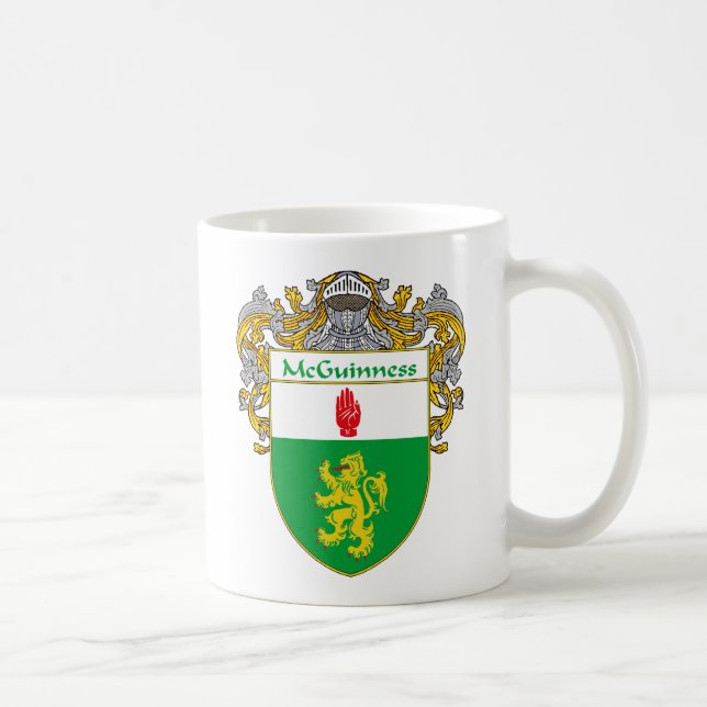(Täckt) McGuinness vapensköld, Kaffemugg (Höger)