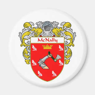 (Täckt) McNally vapensköld, Magnet
