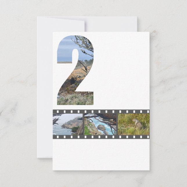 täckt med flera ramar inbjudningar (Framsida)