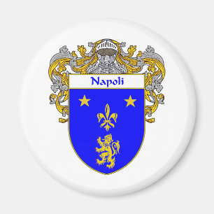 (Täckt) Napoli vapensköld, Magnet