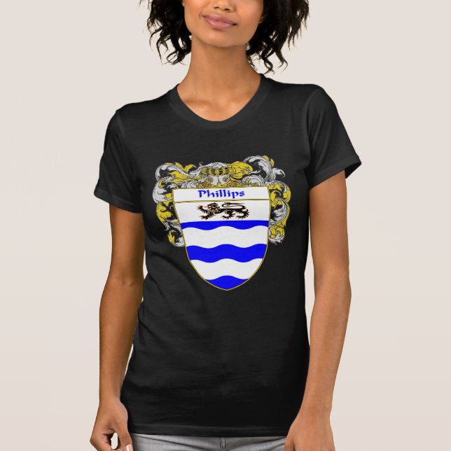(Täckt) Phillips vapensköld, T-shirt (Framsida)