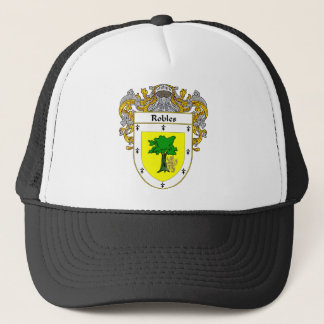 (Täckt) Robles vapensköld, Truckerkeps