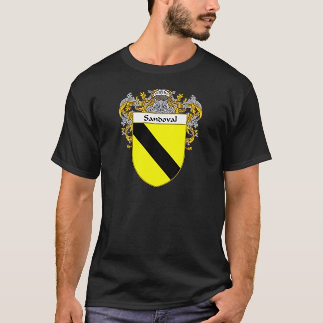 (Täckt) Sandoval vapensköld, T-shirt (Framsida)