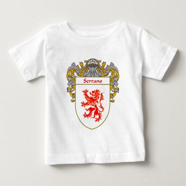 (Täckt) Serrano vapensköld, T-shirt (Framsida)