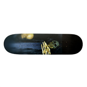 Täckt skelett mini skateboard bräda 18,5 cm