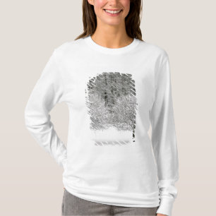 Täckt snö landskap t-shirt