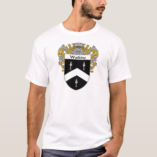 (Täckt) Watkins vapensköld, T-shirt (Framsida)
