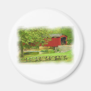 Täckte starrnedgångar överbryggar magnet