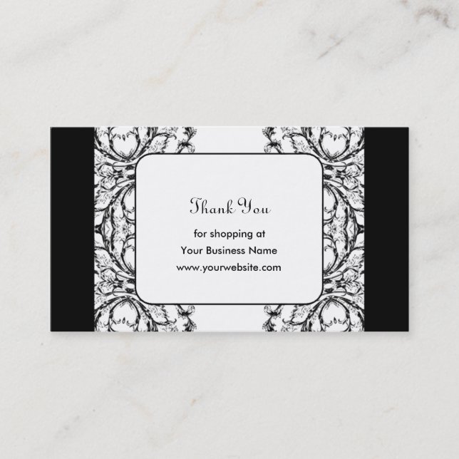 Tackvisitkort Visitkort (Framsida)