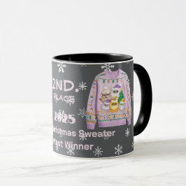 Tacky Christmas Sweater 2nd. Place Contest Winner Mugg