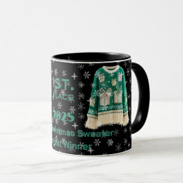 Tacky Christmas Sweater Contest Winner Mug Mugg