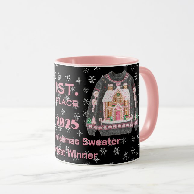 Tacky Christmas Sweater Contest Winner Mug Mugg (Framsida höger)