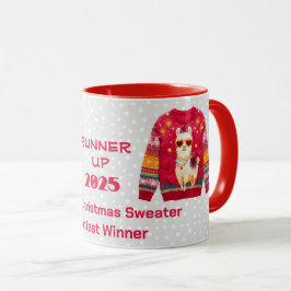 Tacky Christmas Sweater RUNNER UP Contest Winner Mugg