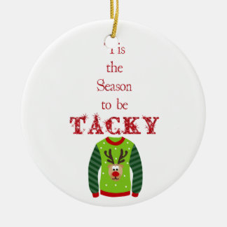 Tacky jul Sweater Ornament