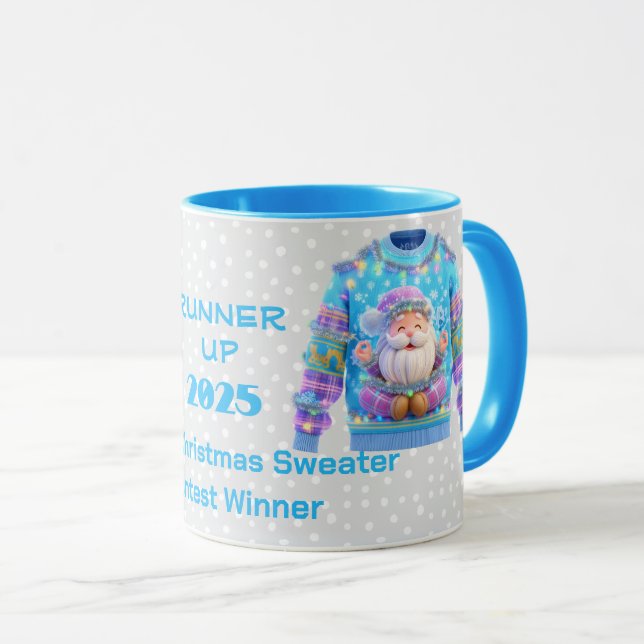 Tacky jultröja TVÅA Tävling Vinnare  Mugg (Framsida höger)