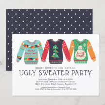 Tacky Ugly Sweater-Julfesten Retro